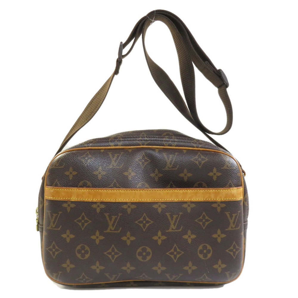 Louis Vuitton Reporter 28 Monogram Shoulder Bag Monogram Canvas